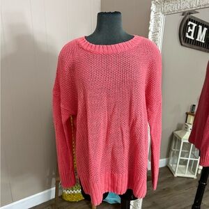 J. Crew • Linen Open Knit Beach Sweater